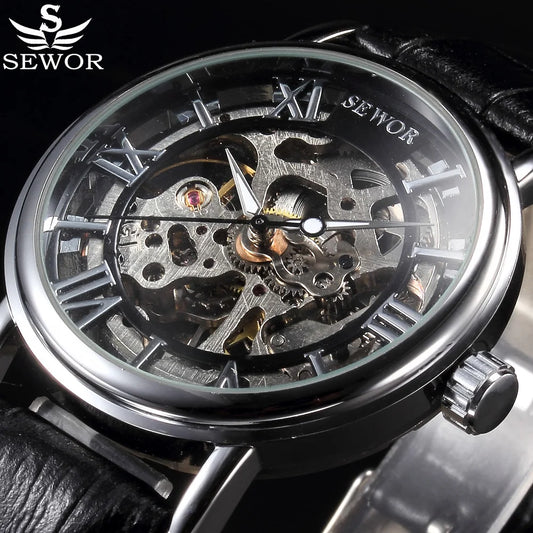 SEWOR Casual Watch Hand Wind Wristwatches