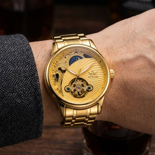 SEWOR Gold Relogio Masculino