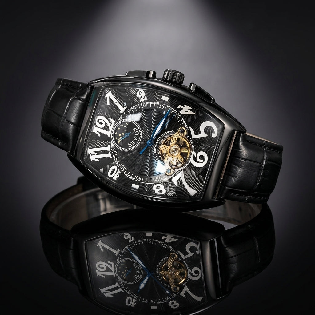 Sewor Watches Moon Phase Tourbillon