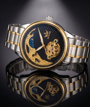 SEWOR Gold Relogio Masculino