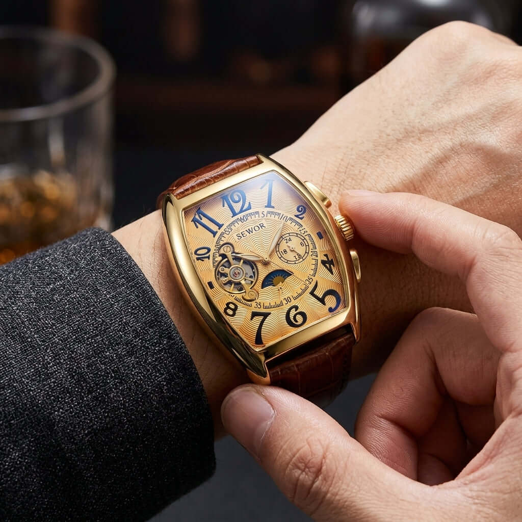 SEWOR Watches Dial Tourbillon