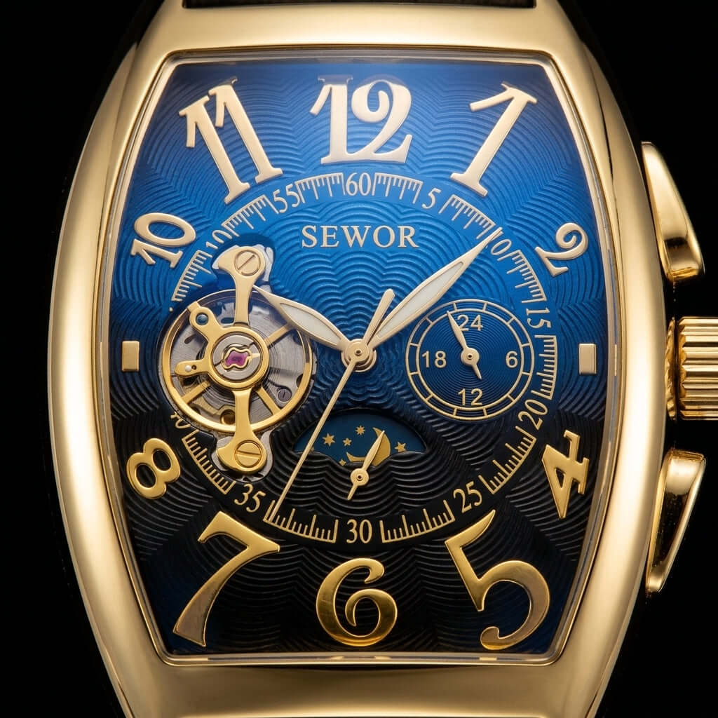 SEWOR Watches Dial Tourbillon