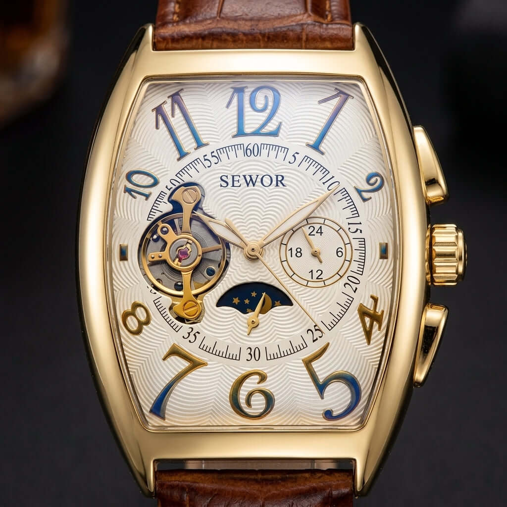 SEWOR Watches Dial Tourbillon