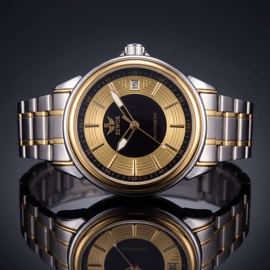 Sewor Watch Luxury Gold Mechanical Watches