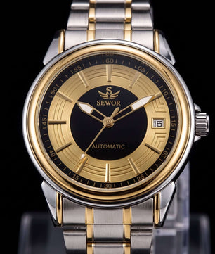 Sewor Watch Luxury Gold Mechanical Watches
