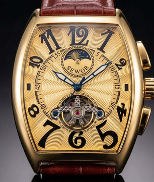 Sewor Watches Moon Phase Tourbillon